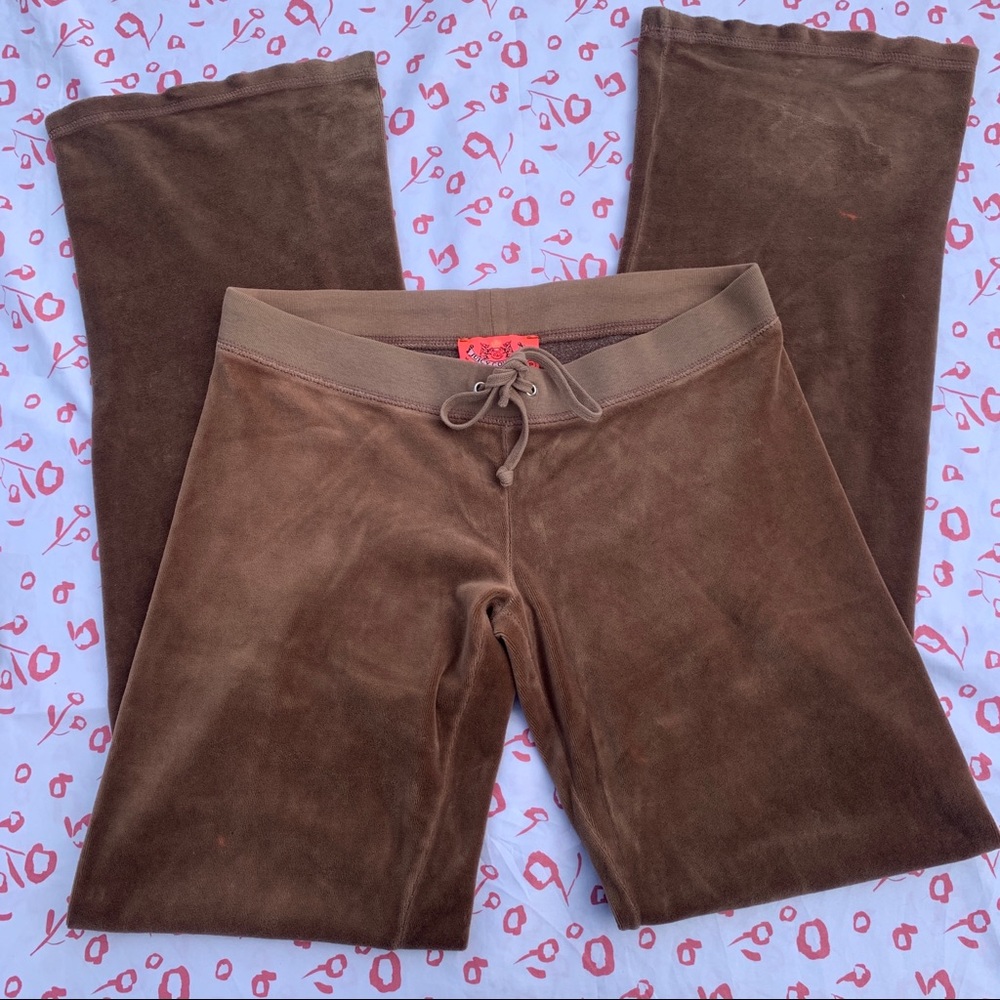 Brown Velvet Juicy Couture Pants